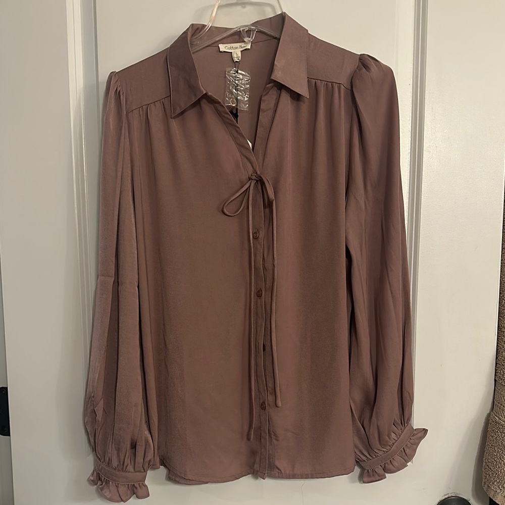 Elegant Mauve Blouse